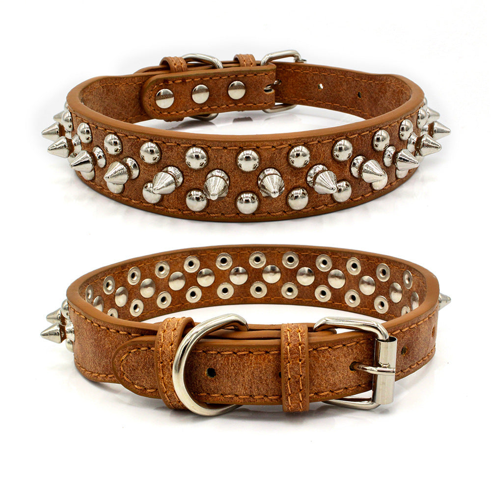 Stylisches Nieten-Hundehalsband für starke Auftritte! 🐶🔥