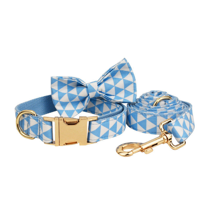 Stilvolles Hundehalsband-Set mit Schleife & Leine 🎀🐶