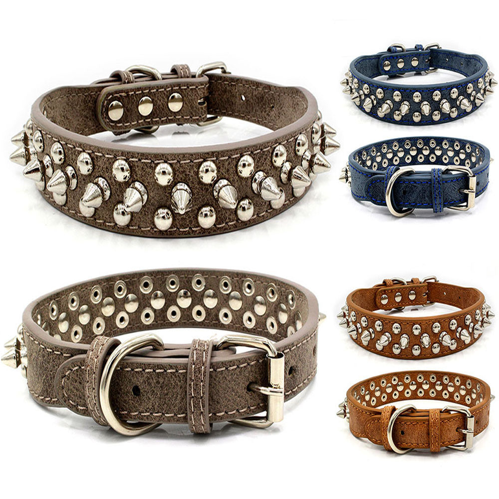 Stylisches Nieten-Hundehalsband für starke Auftritte! 🐶🔥