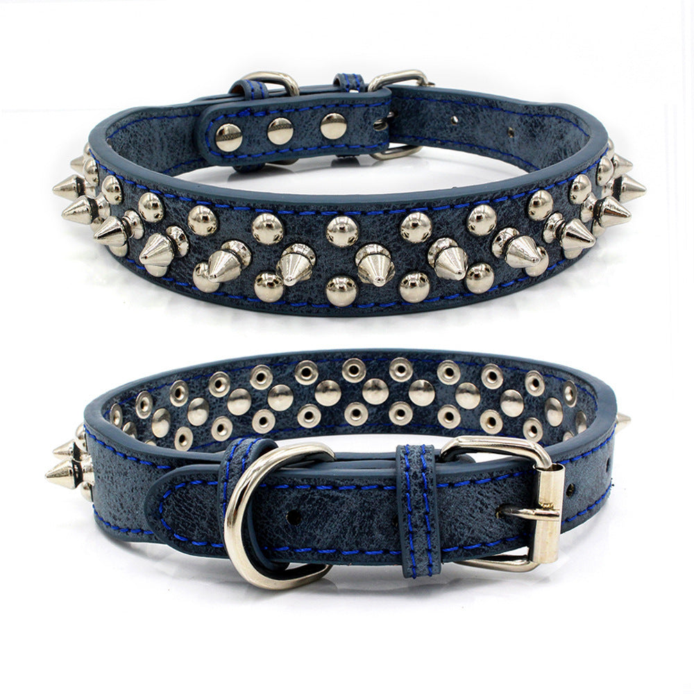 Stylisches Nieten-Hundehalsband für starke Auftritte! 🐶🔥