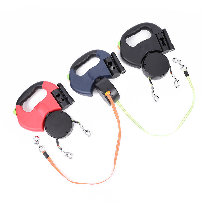 Doppelte Hundeleine – Automatisch & Komfortabel 🐶🐶