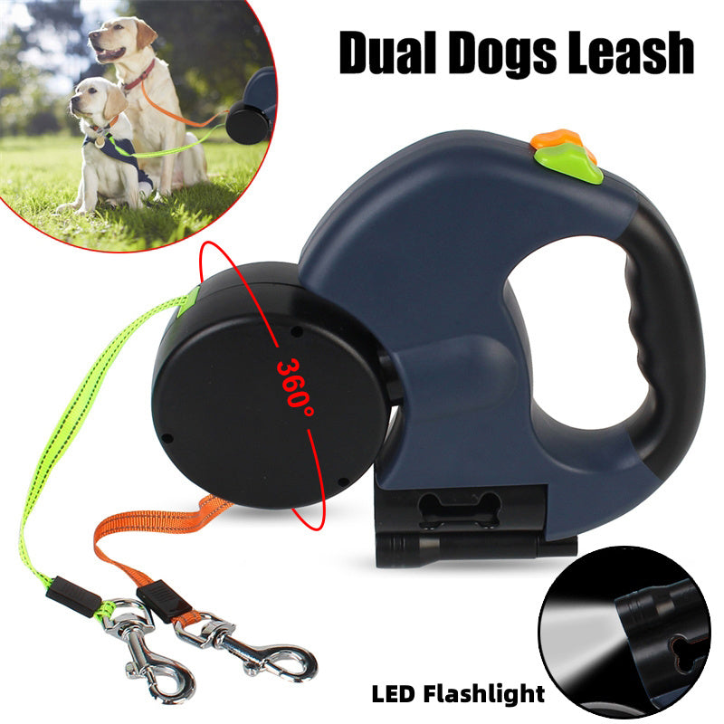 Doppelte Hundeleine – Automatisch & Komfortabel 🐶🐶